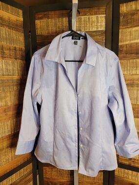 Jones New York Light Blue Non-Iron Dress Shirt
